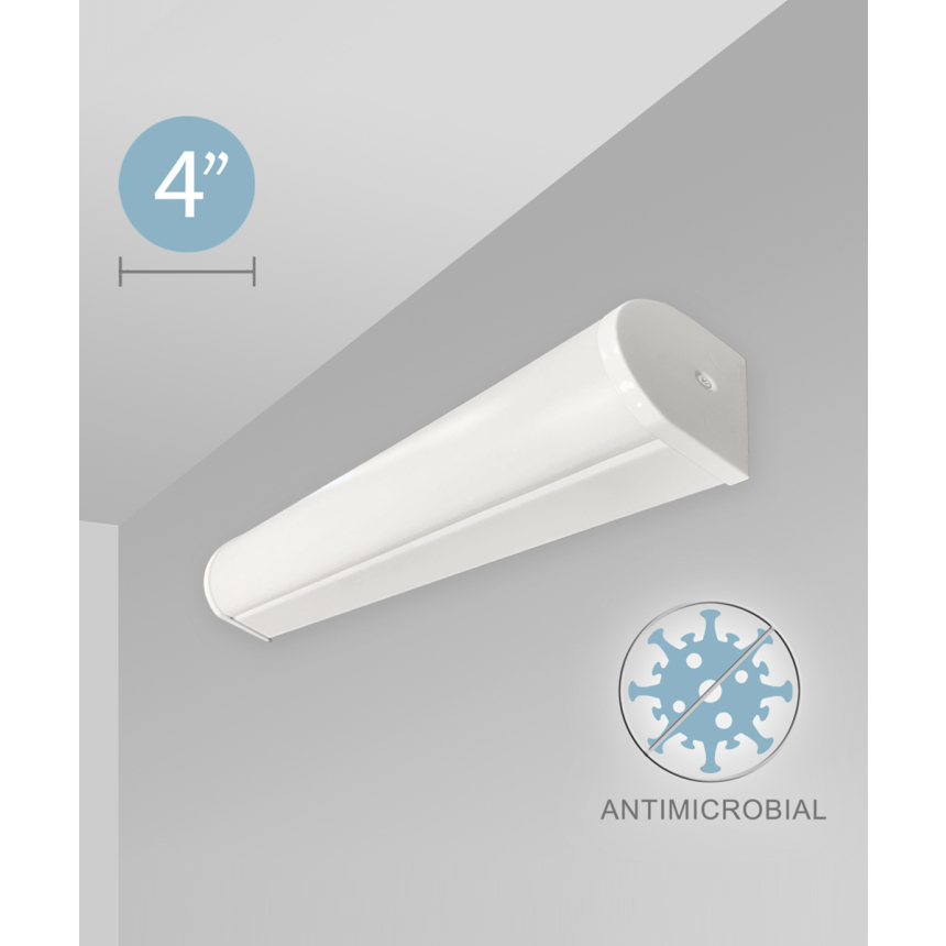 Antimicrobial Linear LED Wall Light