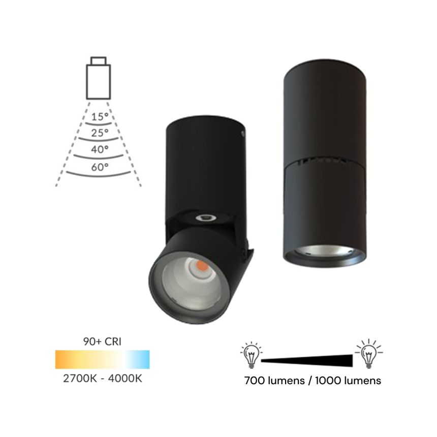 2.5-Inch Architectural Adjustable LED Track Light