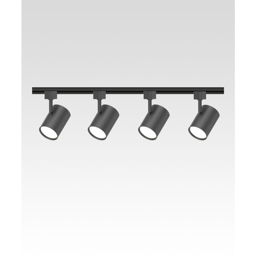 Alcon Lighting 13124-4 Sinch Architectural LED Cylinder Track Light Fixture kit - 4 Light