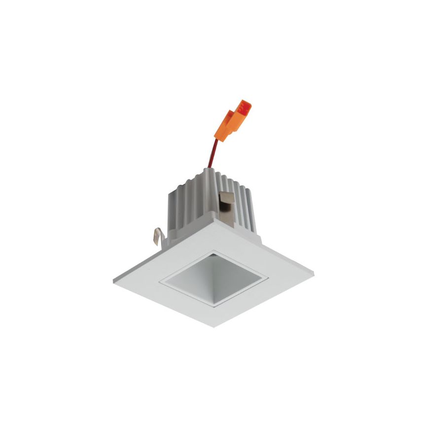 Alcon Lighting 14034 Architectural High Performance Low Profile 2 Inch Square LED Recessed Light, Trim and Housing (2700K Warm White Light)
