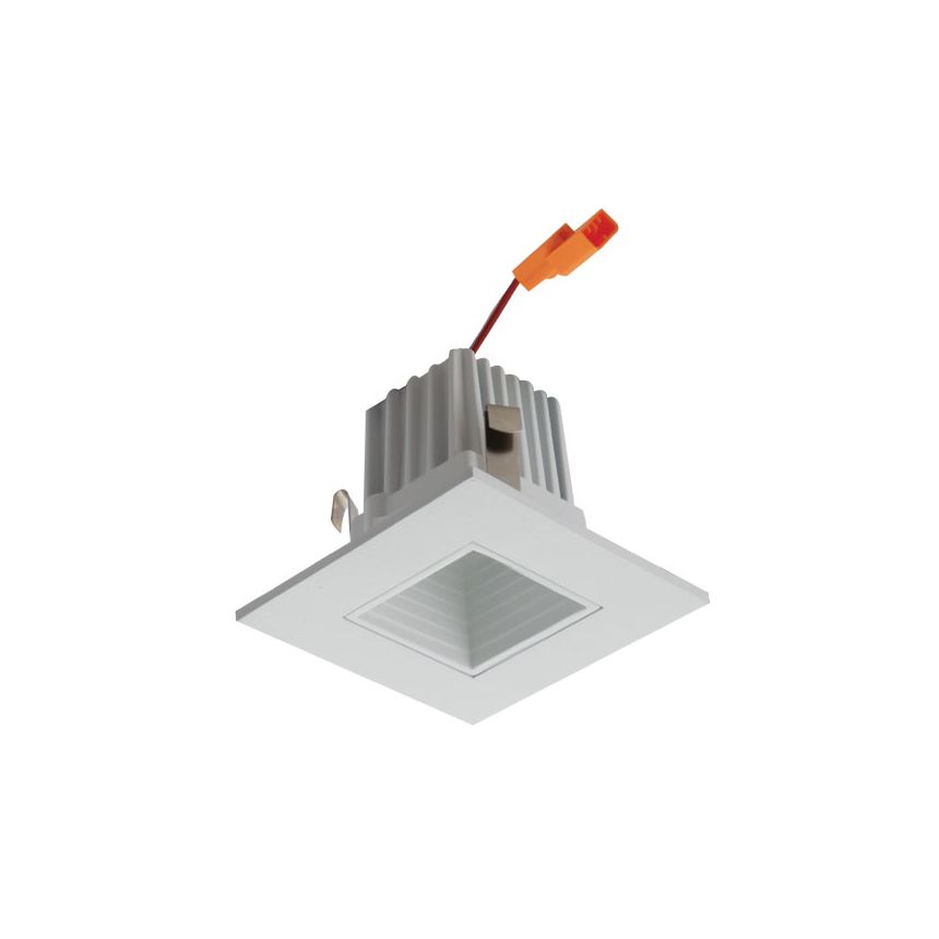 Alcon Lighting 14036 Architectural High Performance Low Profile 2 Inch Square Baffle Trim LED Recessed Light, Trim and Housing (2700K Warm White Light)
