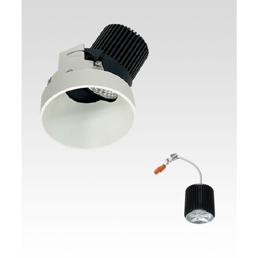 4-Inch Trimless Round Recessed Adjustable Slot LED Light
