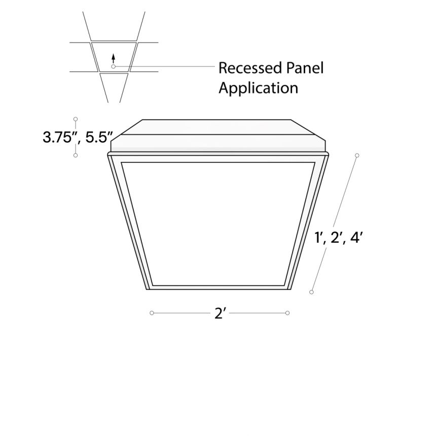 Alcon 14079 LED troffer light by Alcon Lighting.