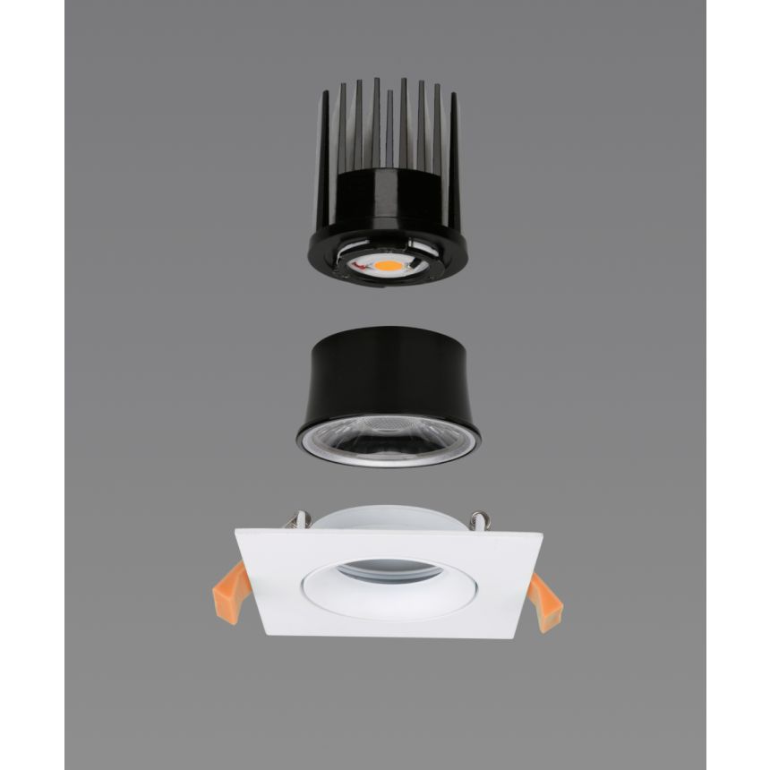3-Inch Square Mini LED Recessed Adjustable Downlight