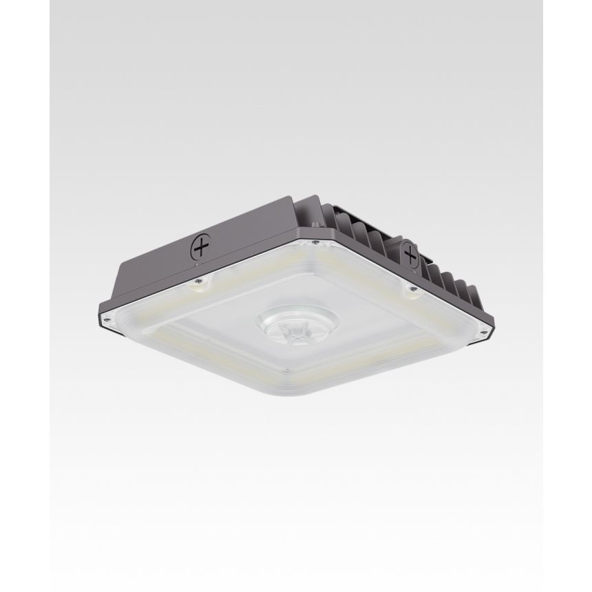 Low-Profile High-Efficiency Square LED Canopy Light