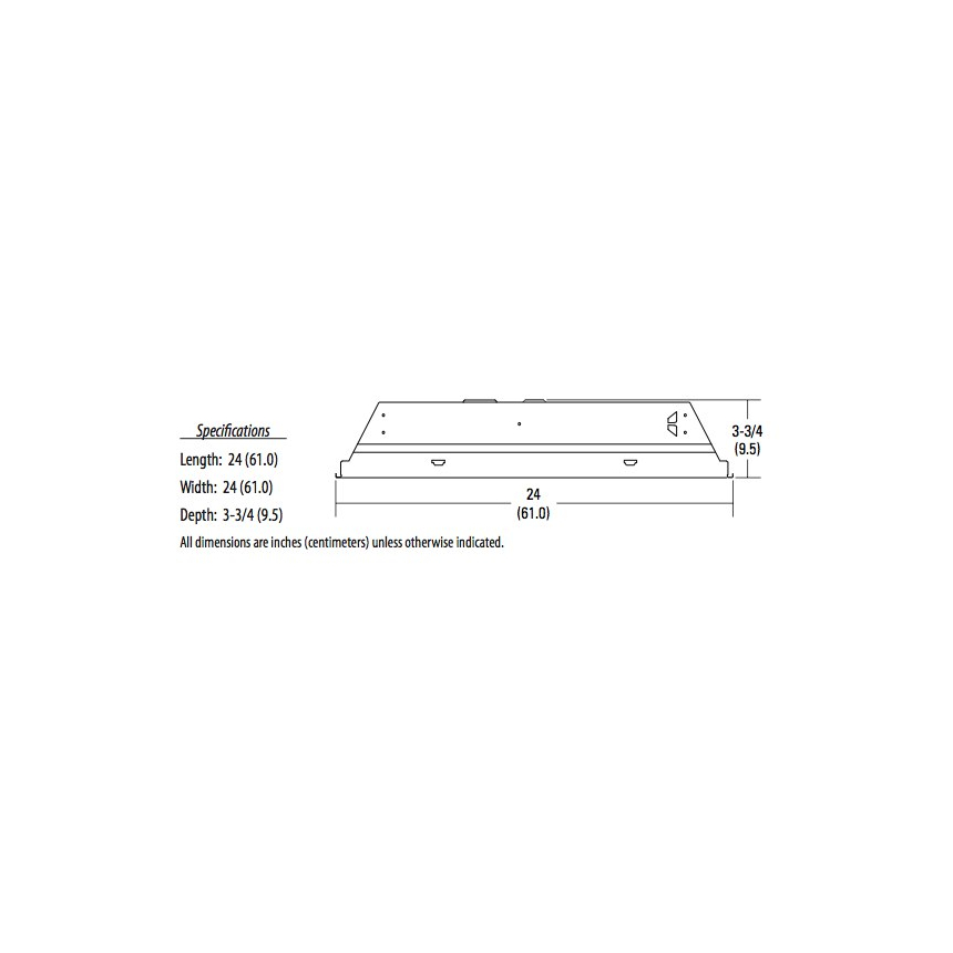 Lithonia 2ACL2 2x2 LED Recessed Light