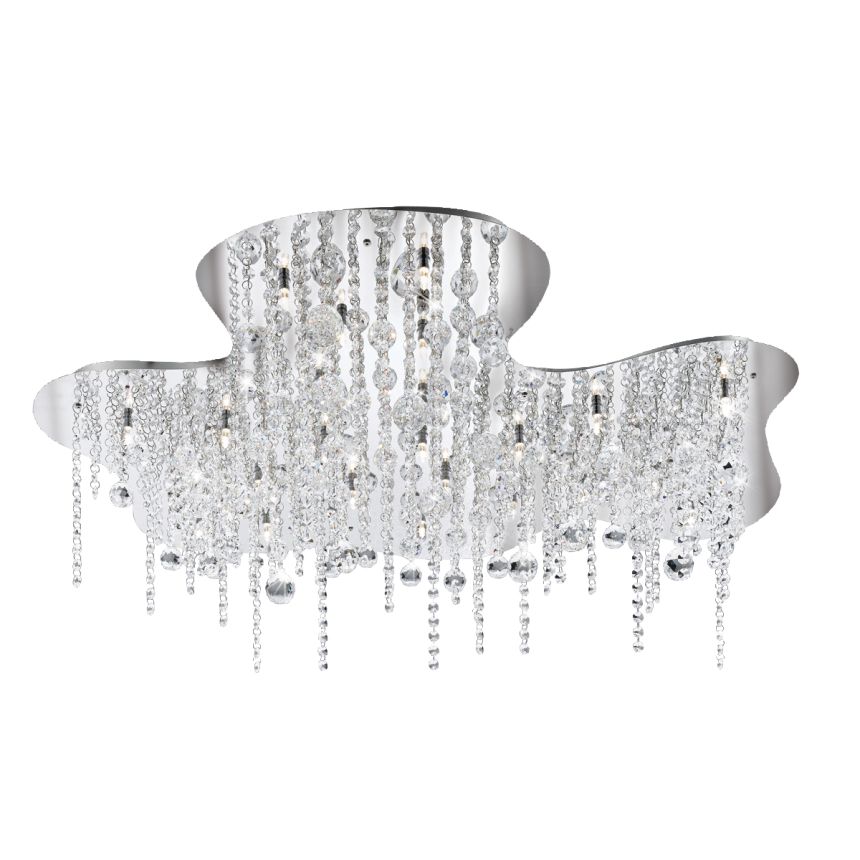 Eurofase Lighting ALISSA 24-Light Flush Mount Chandelier