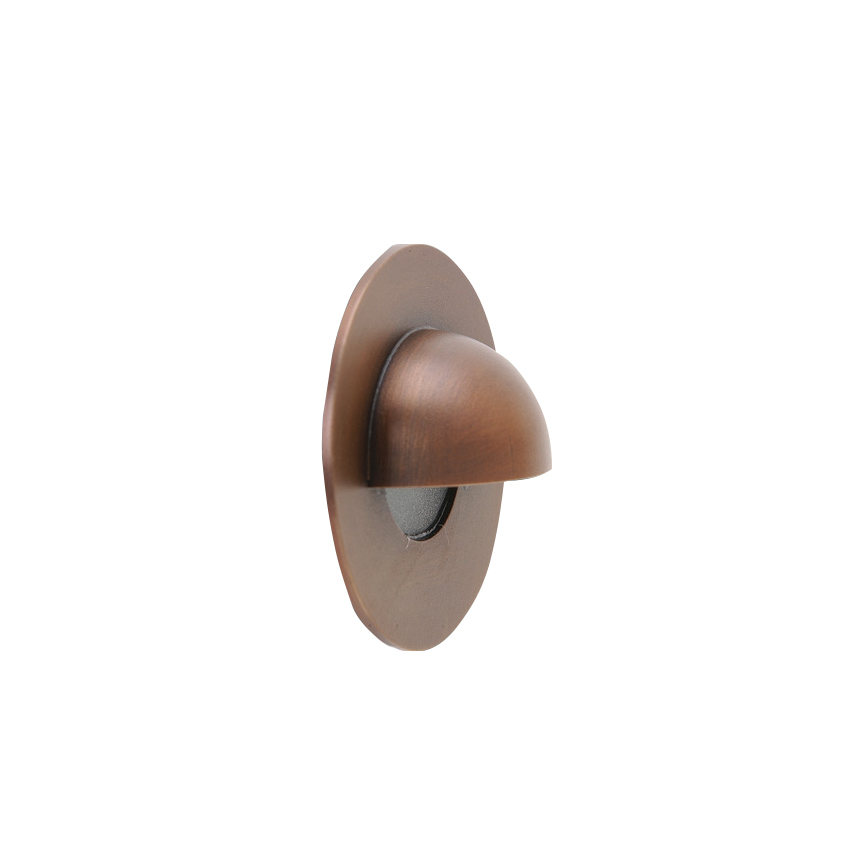 SPJ Lighting Forever Bright SPJ-GDG-3EB Turtle Friendly Outdoor LED Brass Recessed Step Light