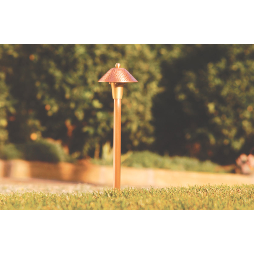 SPJ SPJ-HPL-5-LED Outdoor 3 Watt LED Brass Outdoor Path Light