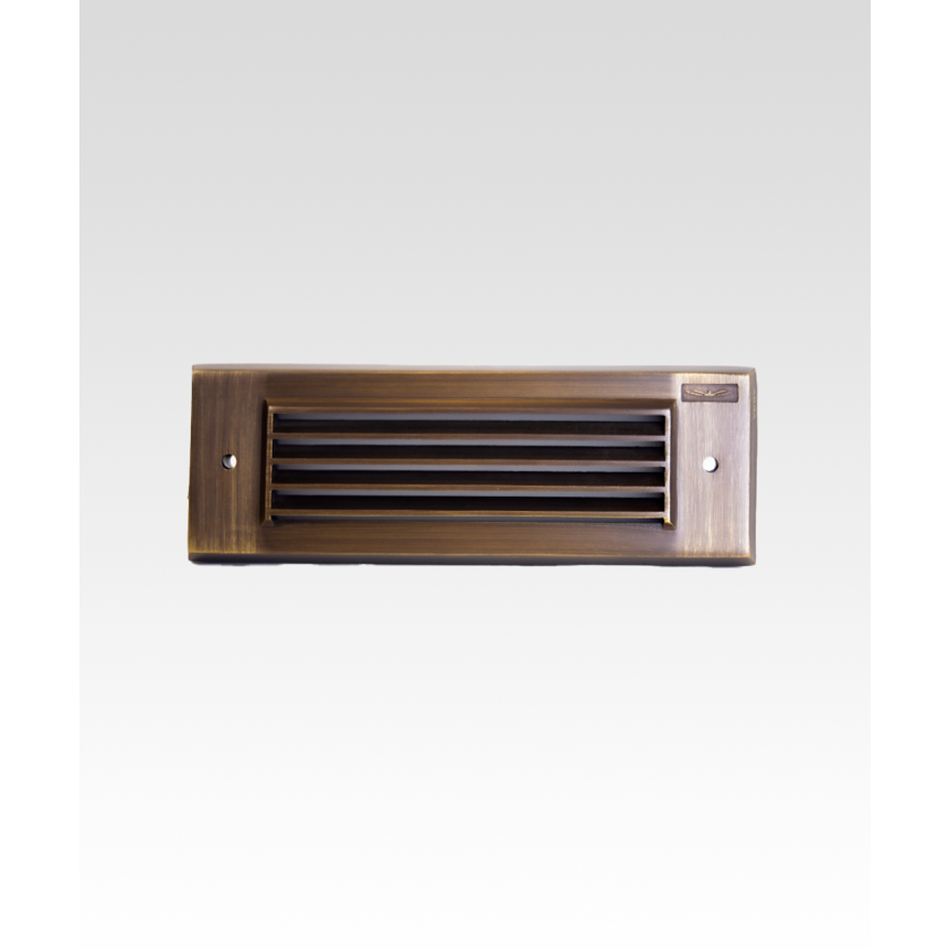 Surface Mount Louver Rectangular LED Wall Step Light