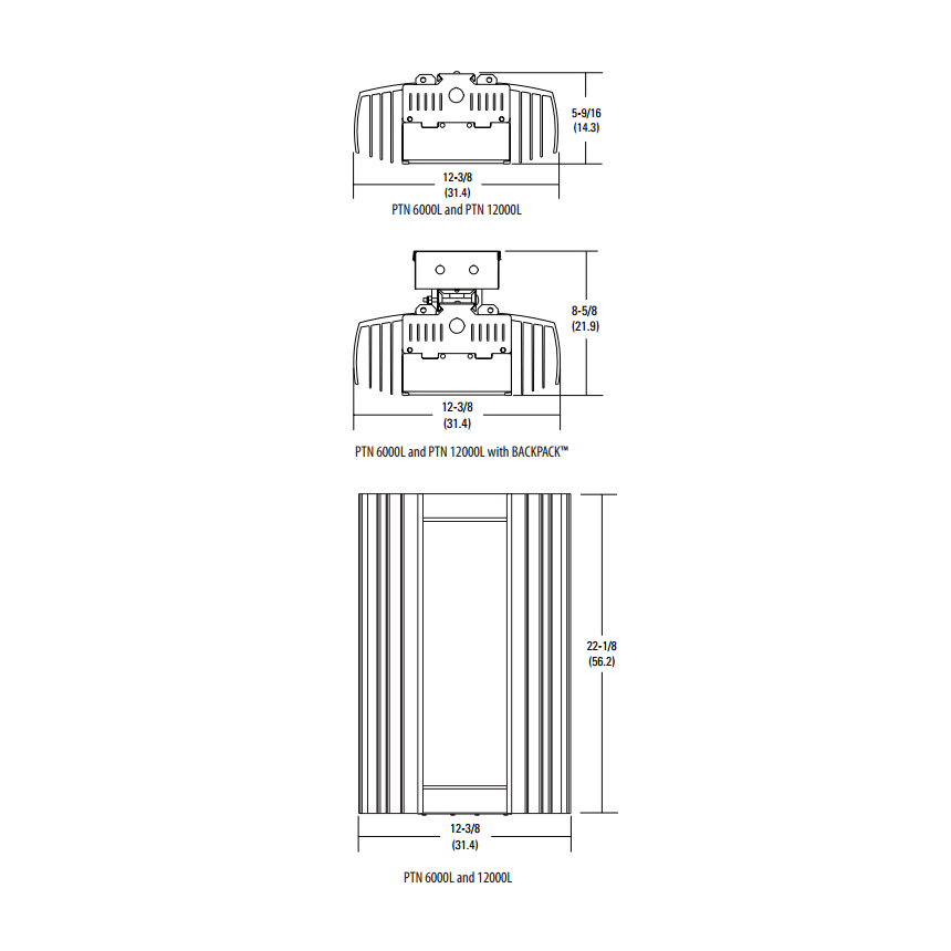 Lithonia PTN18000L 18,000 Lumen LED High Bay Light Fixture