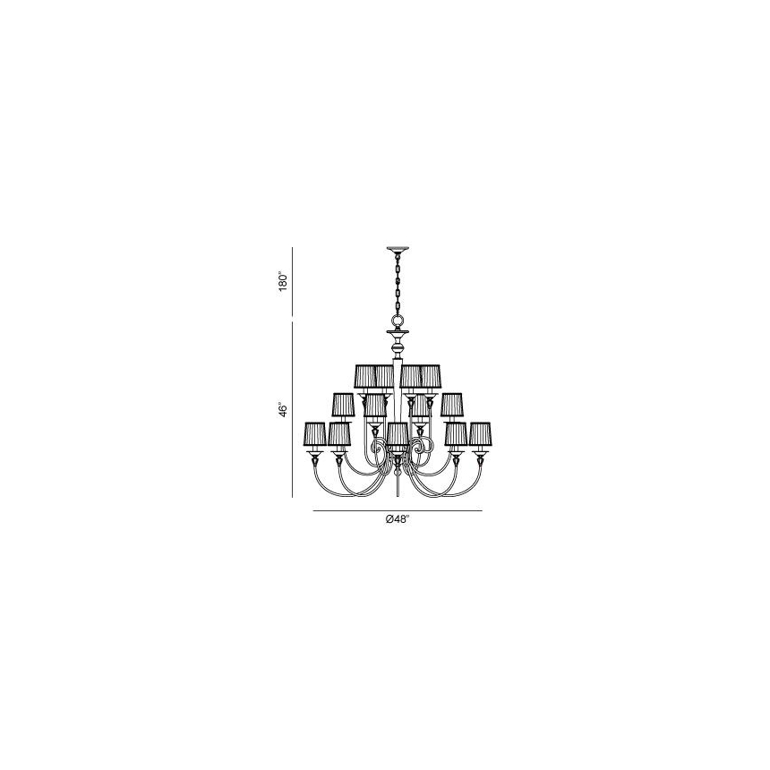 Eurofase Lighting LOCKSLEY 16-Light Chandelier