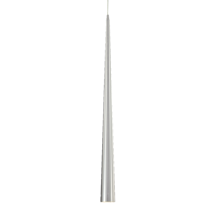 Eurofase Lighting SILVER 1-Light Large Cone Pendant