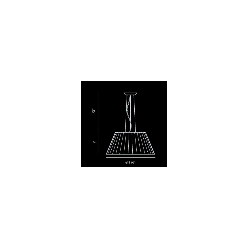 Eurofase Lighting RIBO 1-LIGHT LARGE PENDANT