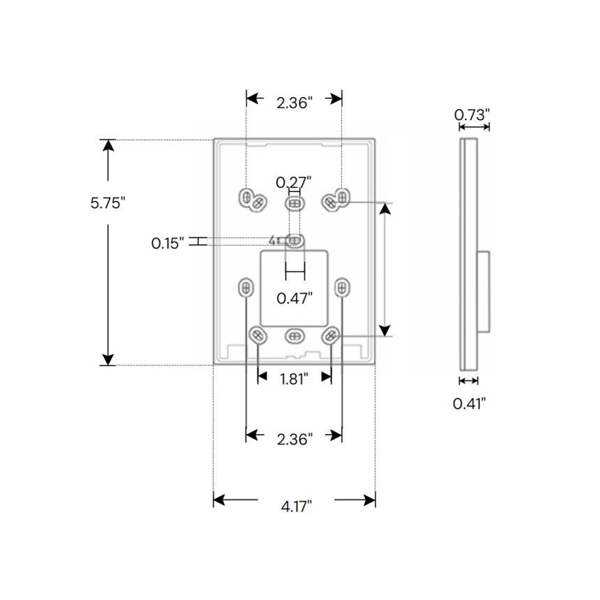 RGBW DMX Multi-Zone Wall Controller