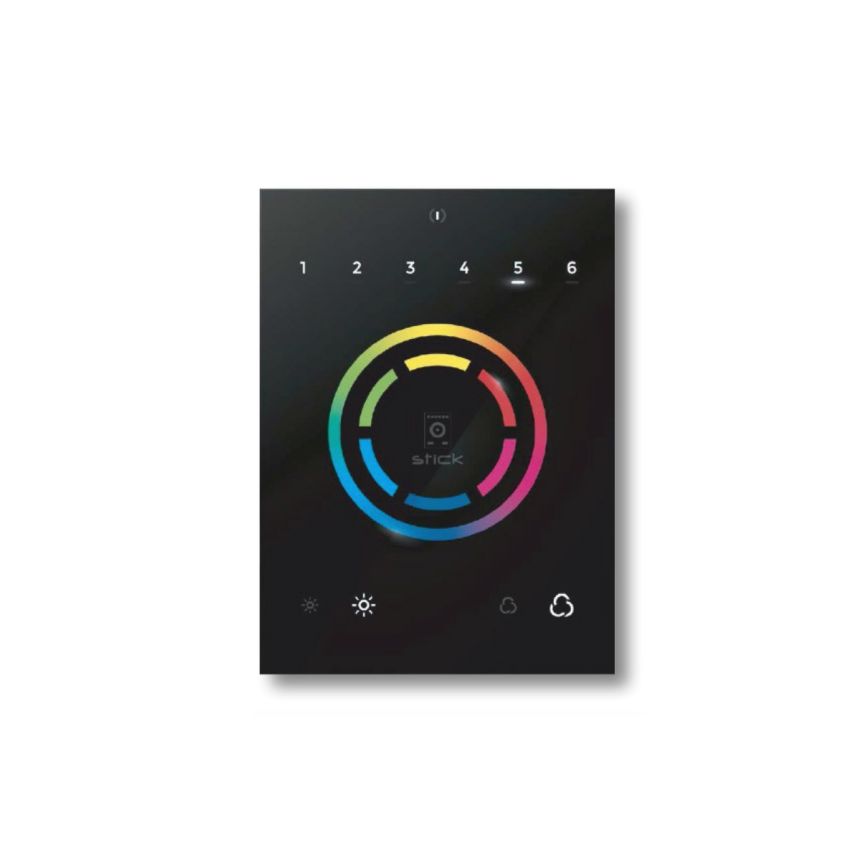 RGBW DMX + WiFi Multi-Zone Color-Changing Wall Controller
