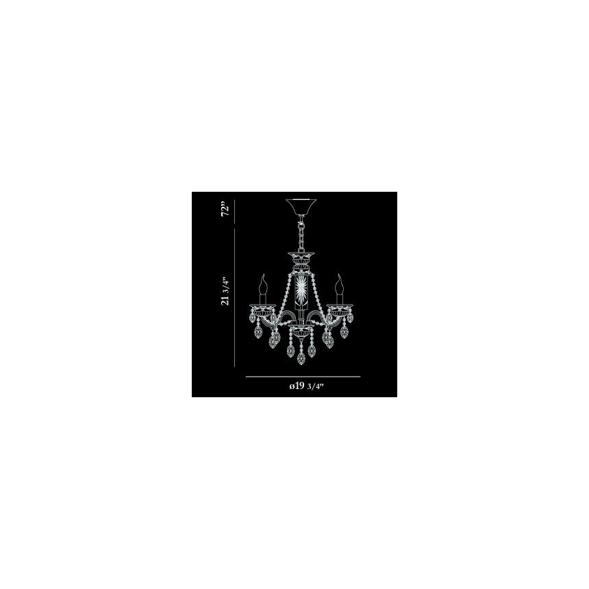 Eurofase Lighting VENETIAN 4-LIGHT CHANDELIER