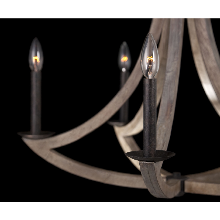 Eurofase Lighting ARCATA 8-LIGHT CHANDELIER