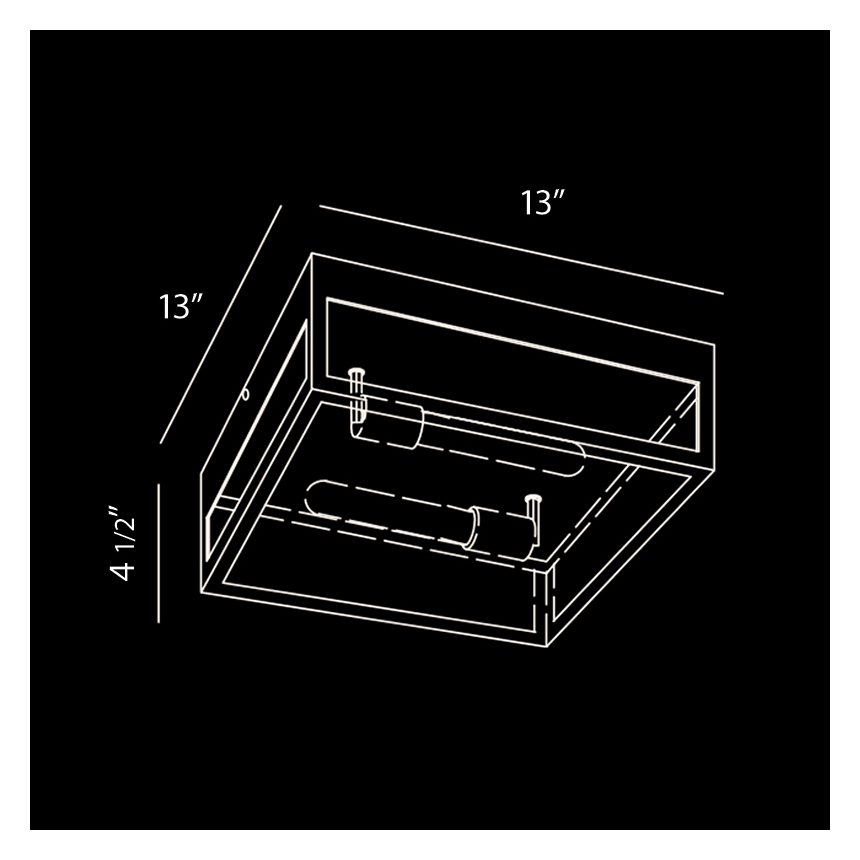 Eurofase Lighting RETTO 2-LIGHT FLUSHMOUNT