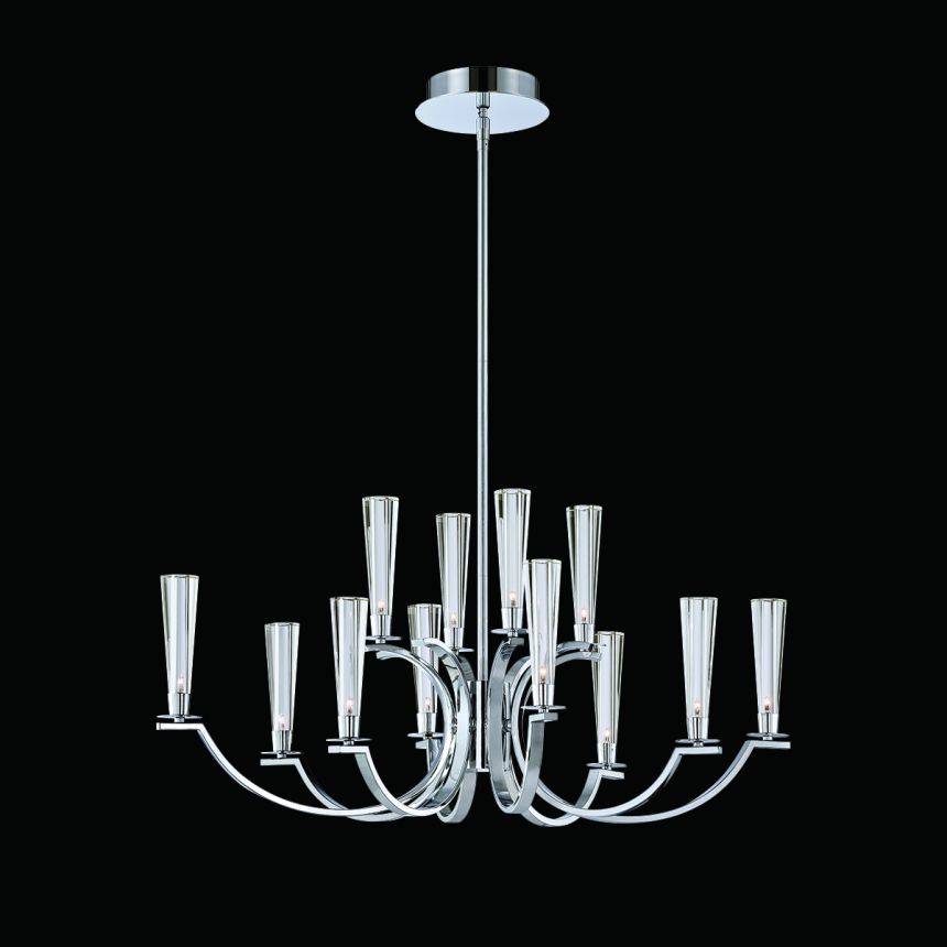 Eurofase Lighting CROMO 12-LIGHT CHANDELIER
