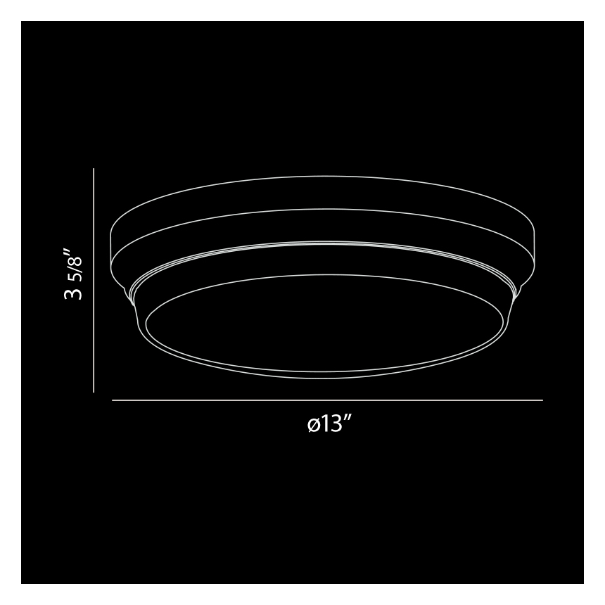 Eurofase Lighting JANE 1-LIGHT LED FLUSHMOUNT