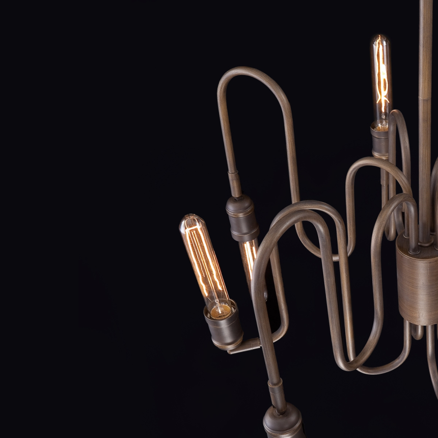 Eurofase Lighting BRIGGS 12-LIGHT OVAL CHANDELIER