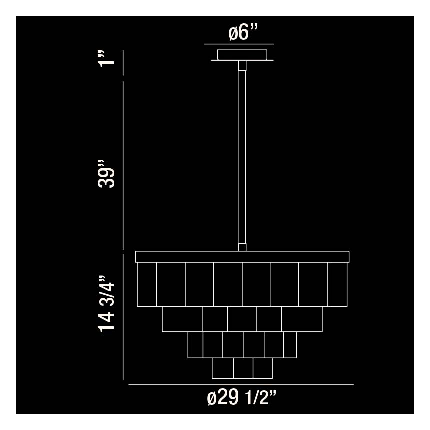 Eurofase Lighting HAINSWORTH 8-LIGHT CHANDELIER