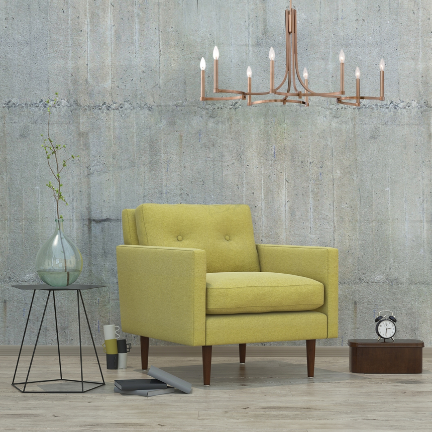 Eurofase Lighting CANTU 8-LIGHT OVAL CHANDELIER