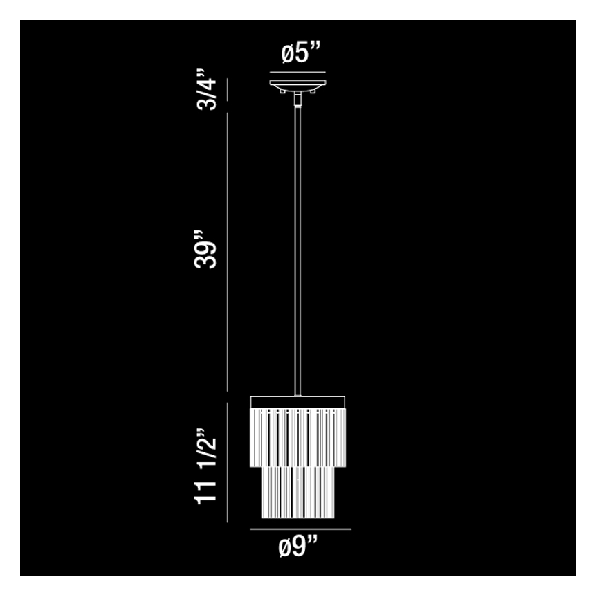 Eurofase Lighting ZICCARDI 1-LIGHT PENDANT