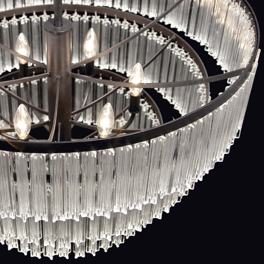Eurofase Lighting ZICCARDI 10-LIGHT OVAL CHANDELIER