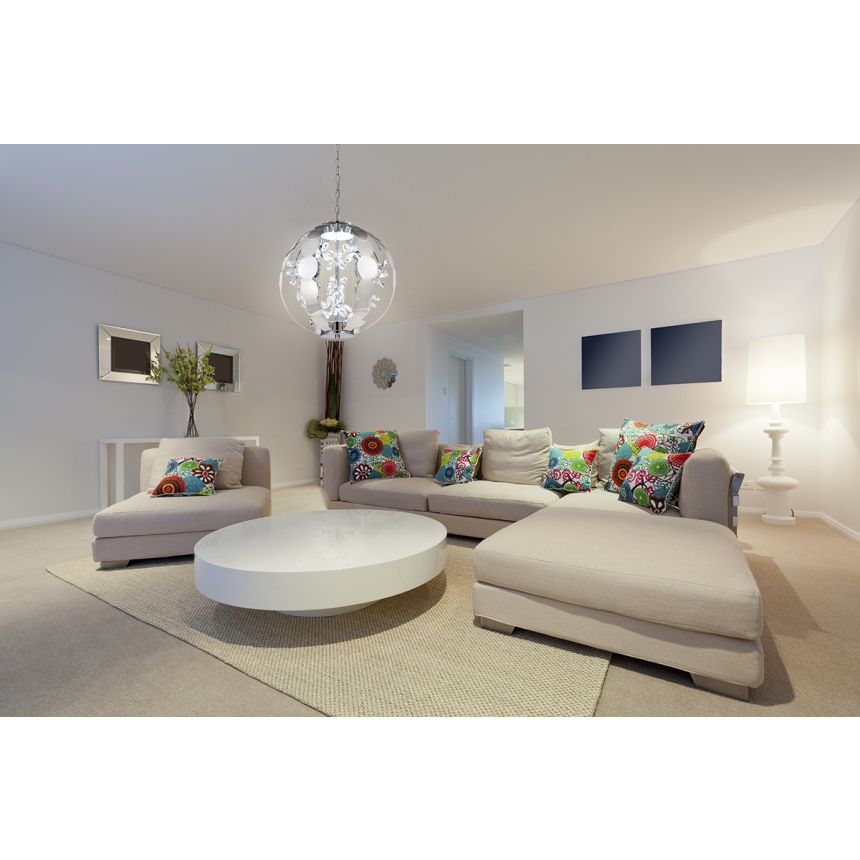Eurofase Lighting WORLD 2-LIGHT LED CHANDELIER