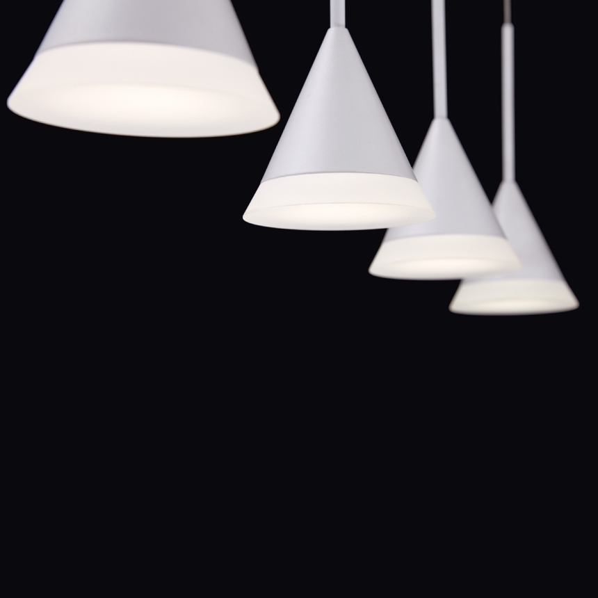 Eurofase Lighting ALBION 36-Light LED Chandelier White