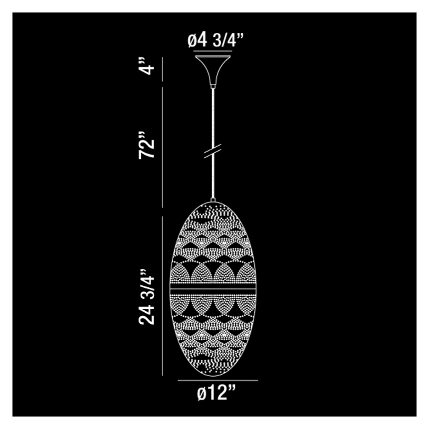 Eurofase Lighting MISANO 1-LIGHT PENDANT