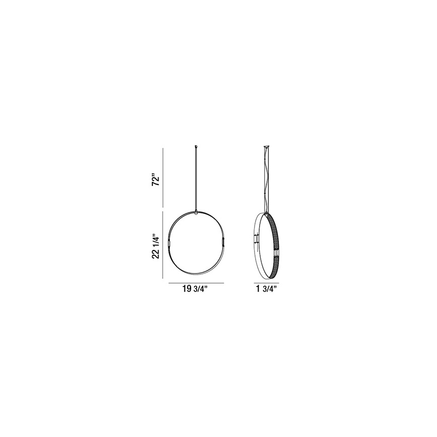 Eurofase Lighting GLADE 1-LIGHT EXTRA LARGE PENDANT