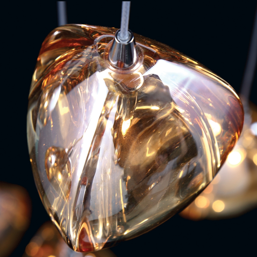 Eurofase Lighting LUCIDO 13-LIGHT OVAL CHANDELIER