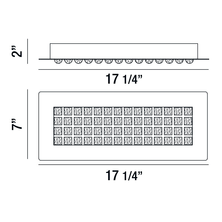 Eurofase Lighting DENSO 1-LIGHT LED RECTANGULAR SURFACE MOUNT