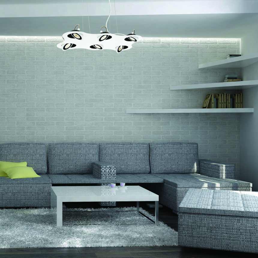 Eurofase VISION LED 6-Light Adjustable Pendant