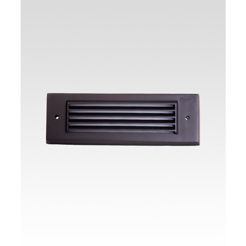 Surface Mount Louver Rectangular LED Wall Step Light