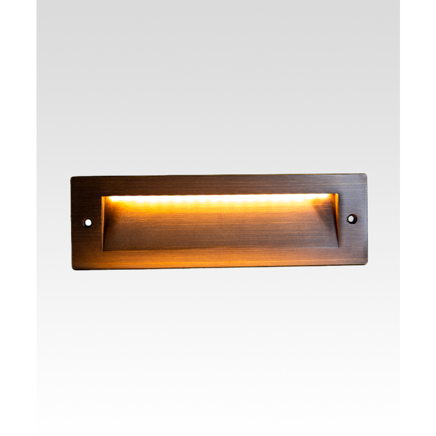 Rectangular LED Surface Mount Step Light