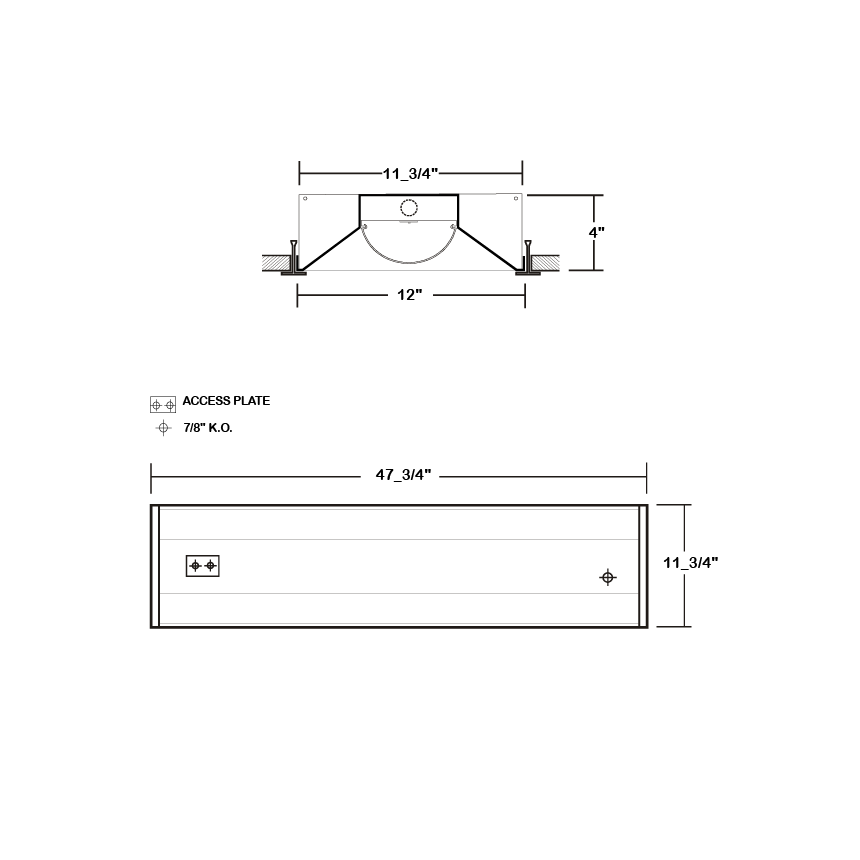 LA Lighting 3-GDC310-2K-4L-1DRDM-UNV-1/840 SERIES 1X4 Foot 2000 lum LED Recessed Lighting Fixture