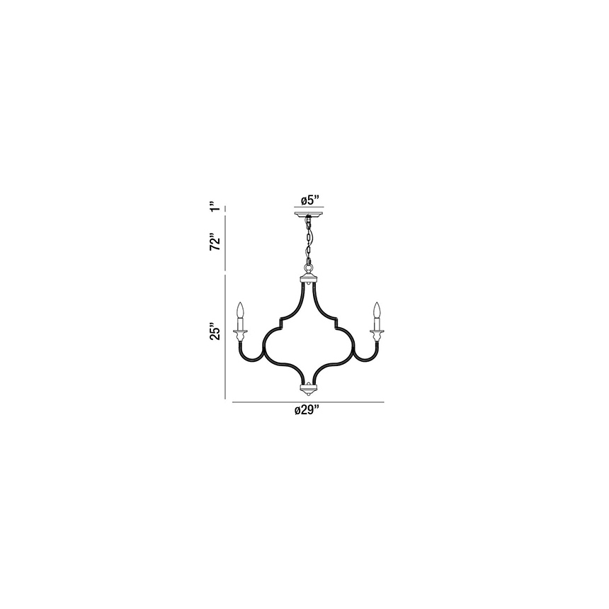 Eurofase Lighting CORDA 8-LIGHT CHANDELIER