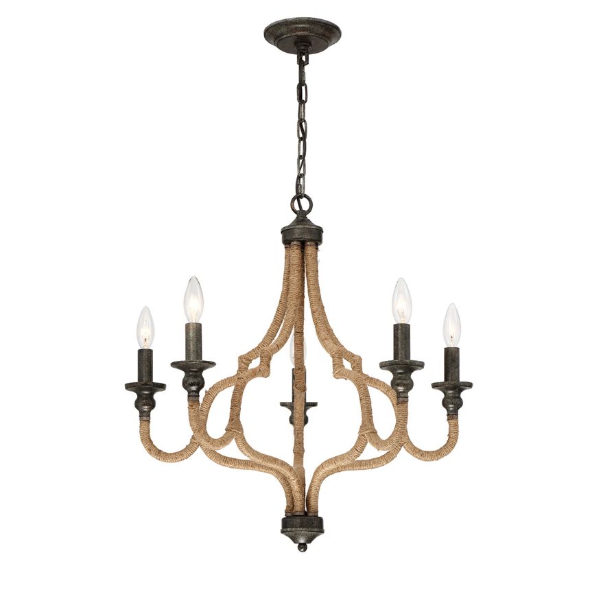 Eurofase Lighting CORDA 5-LIGHT CHANDELIER