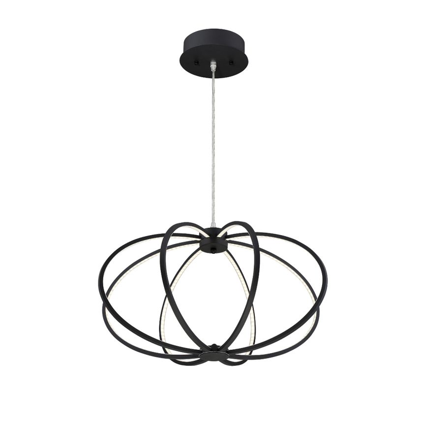 Eurofase Lighting LEGGERO 8-LIGHT Black LED Pendant
