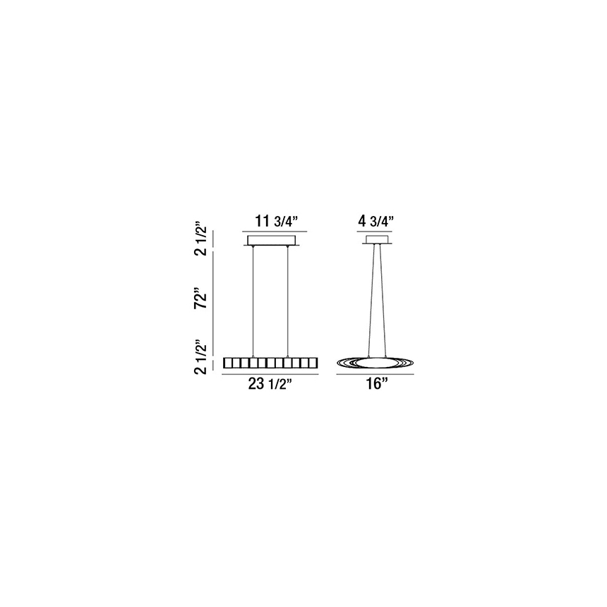 Eurofase Lighting GABRIEL 11-LIGHT LED PENDANT