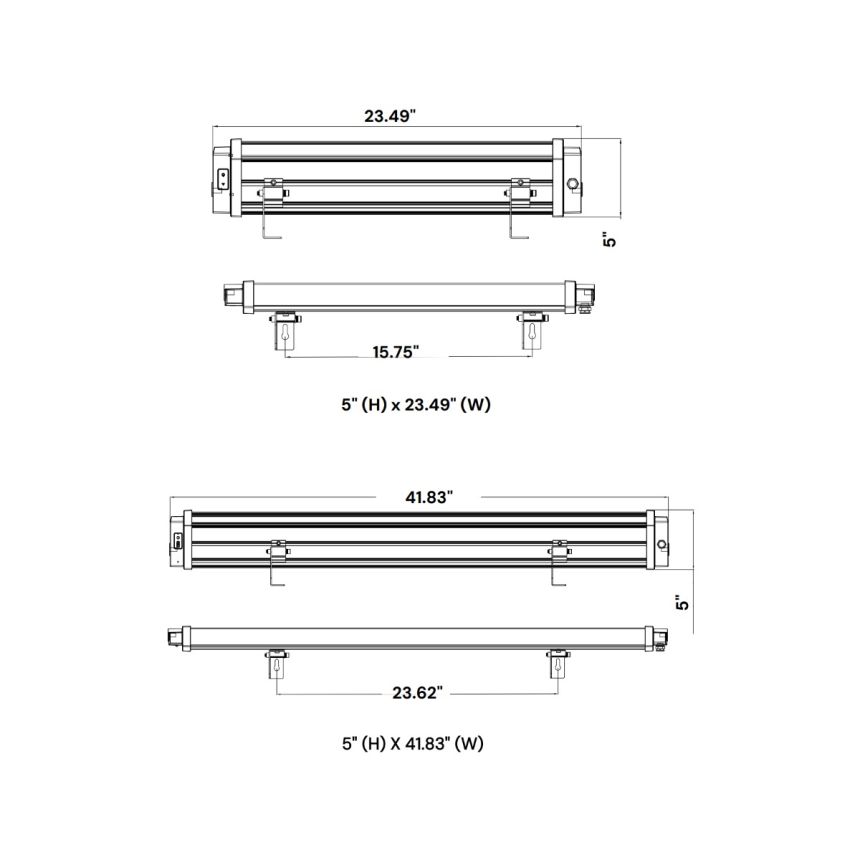 Outdoor Commercial Solar-Powered LED Sign Light 31026 shown in a Silver finish.