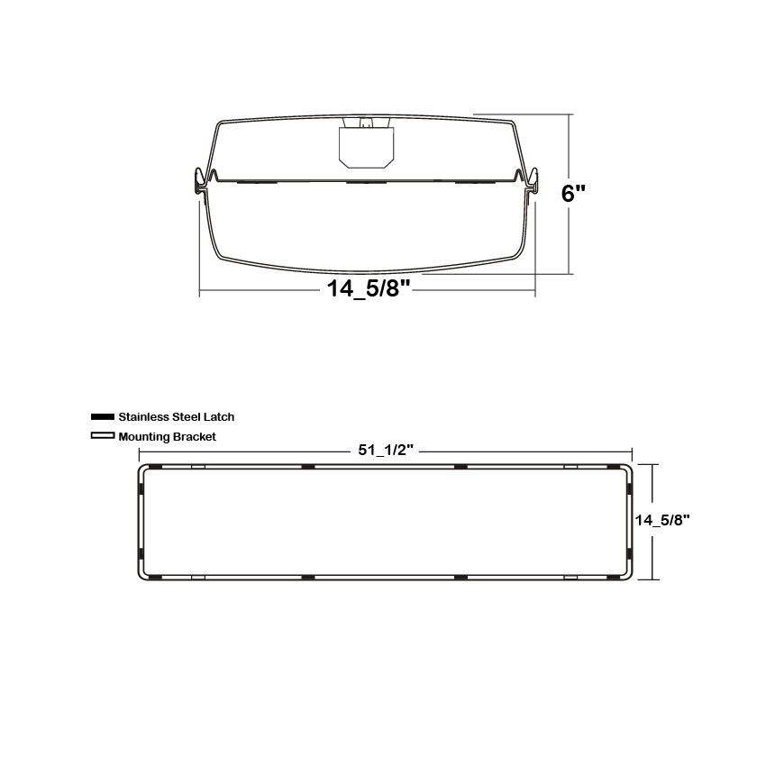 LA Lighting 4-CIT400-24K-4L-DRFA-WL-2DRDM-UNV-3-850 Series 4 Foot LED Vapor Tight Luminaire - Wet Location