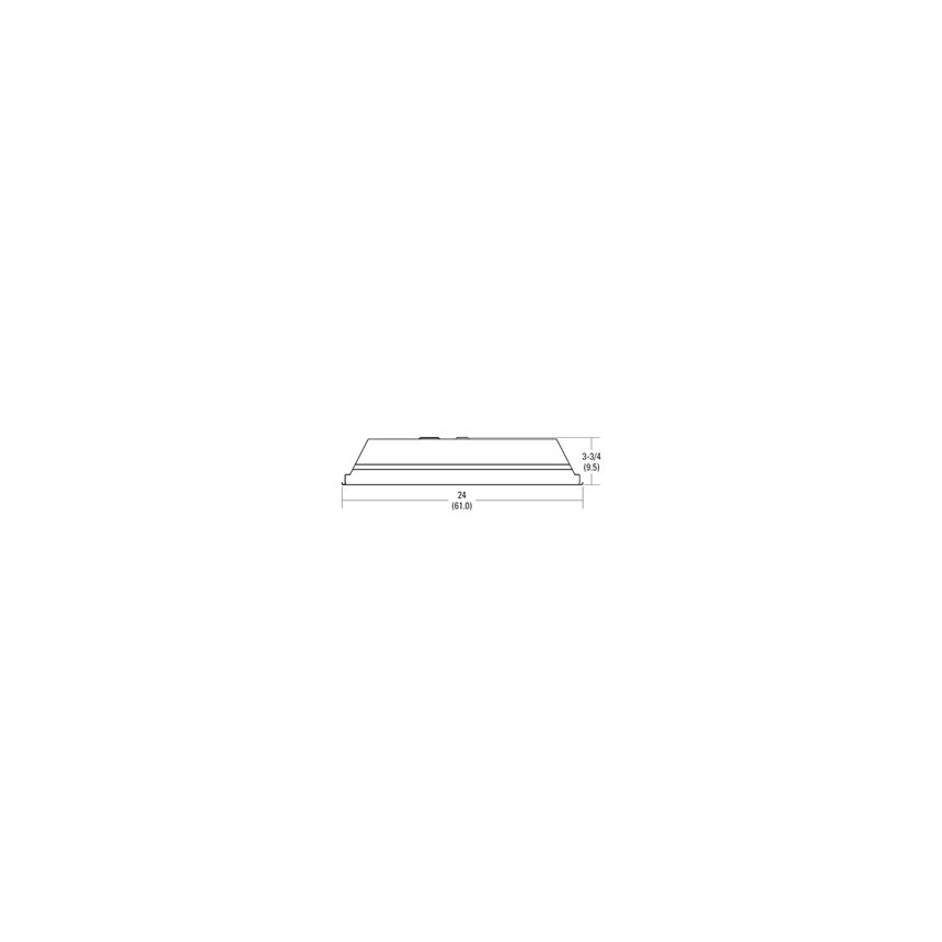2x2 SBS Series LED Shadow Box Square Luminaire DLC 2SBSL2 from LITHONIA