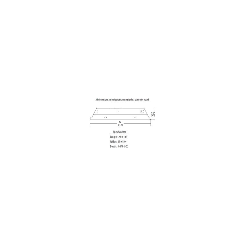 2x2 LED Recessed Panel Series DLC 2TL2 From LITHONIA