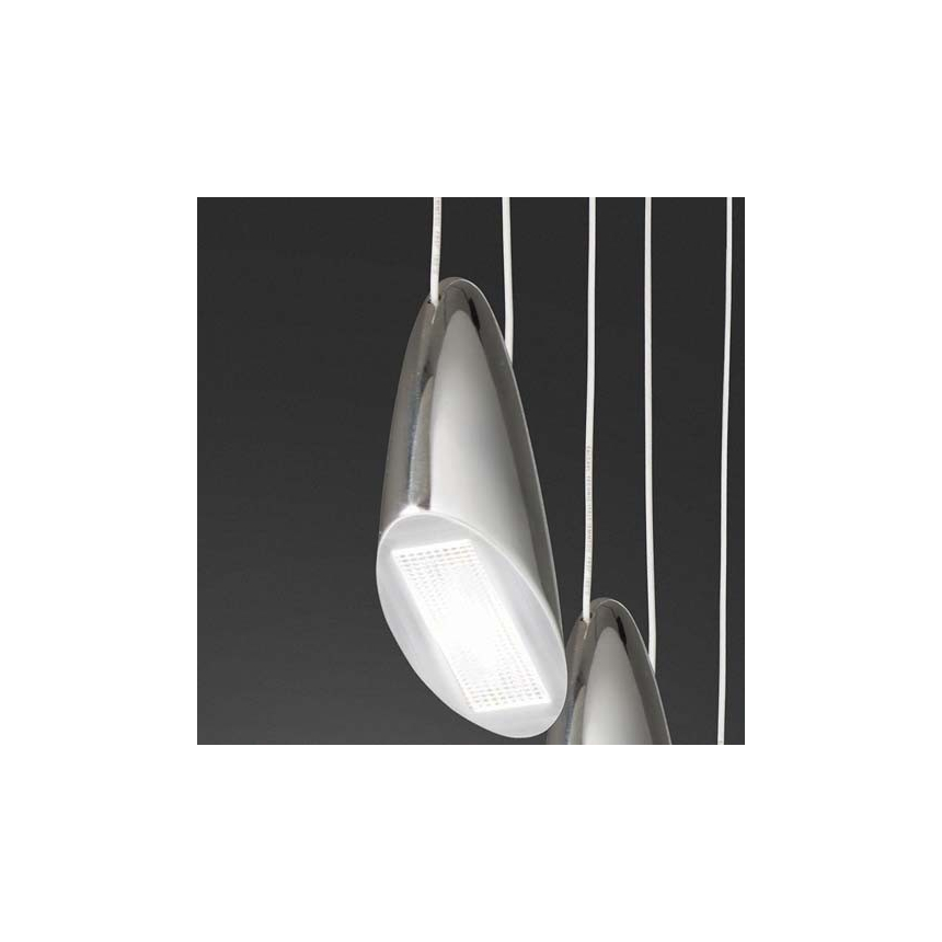LED Oval 5180/047 4 Light Linear Multipoint Pendant from ALMA