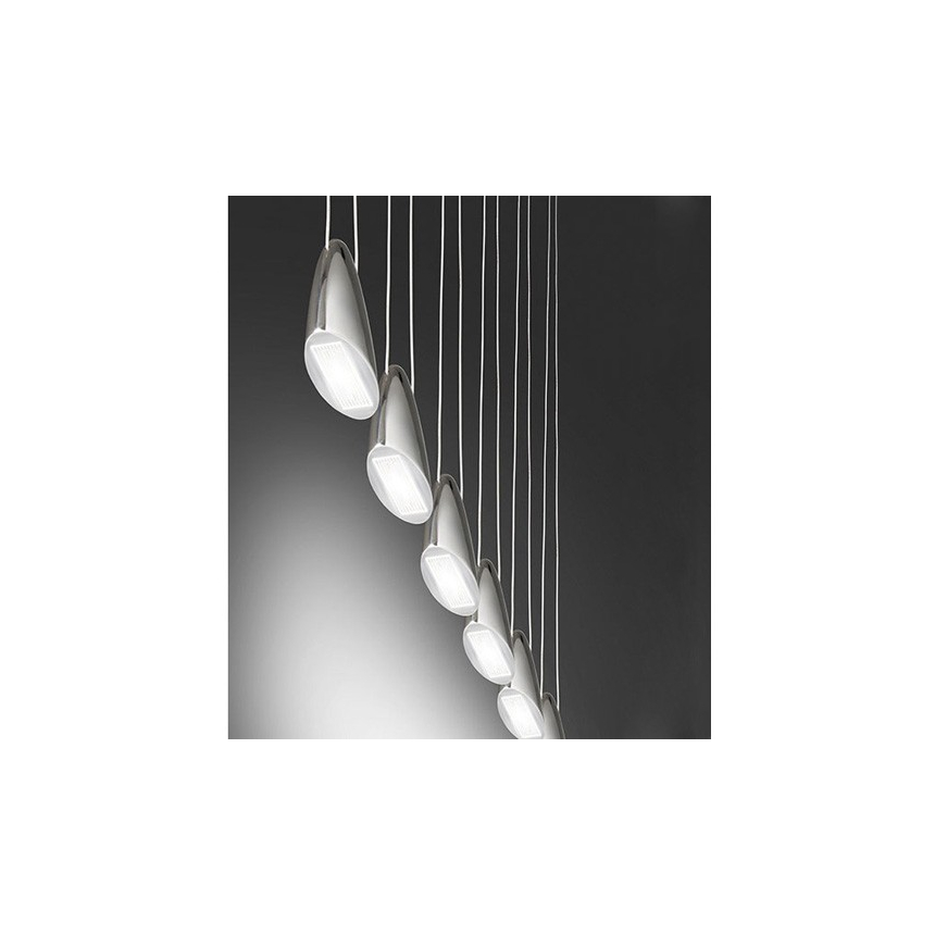 LED Oval 5180/067 6 Light Linear Multipoint Pendant from ALMA